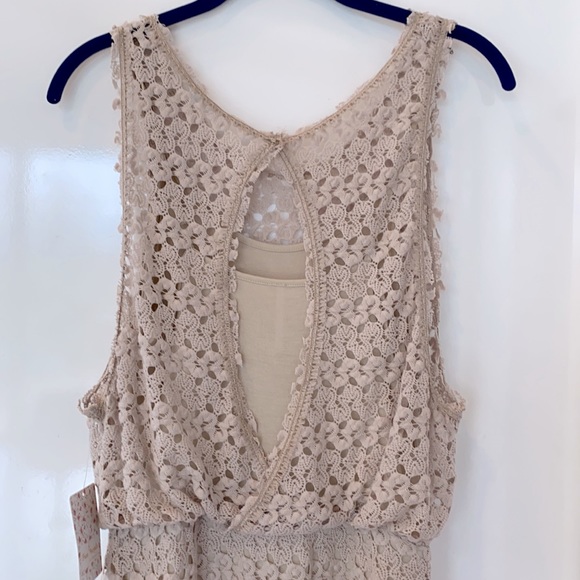 Free People Surplice Back Mini Dress NWT - Picture 4 of 10